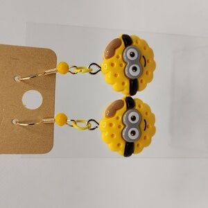Minion Cookie Earrings